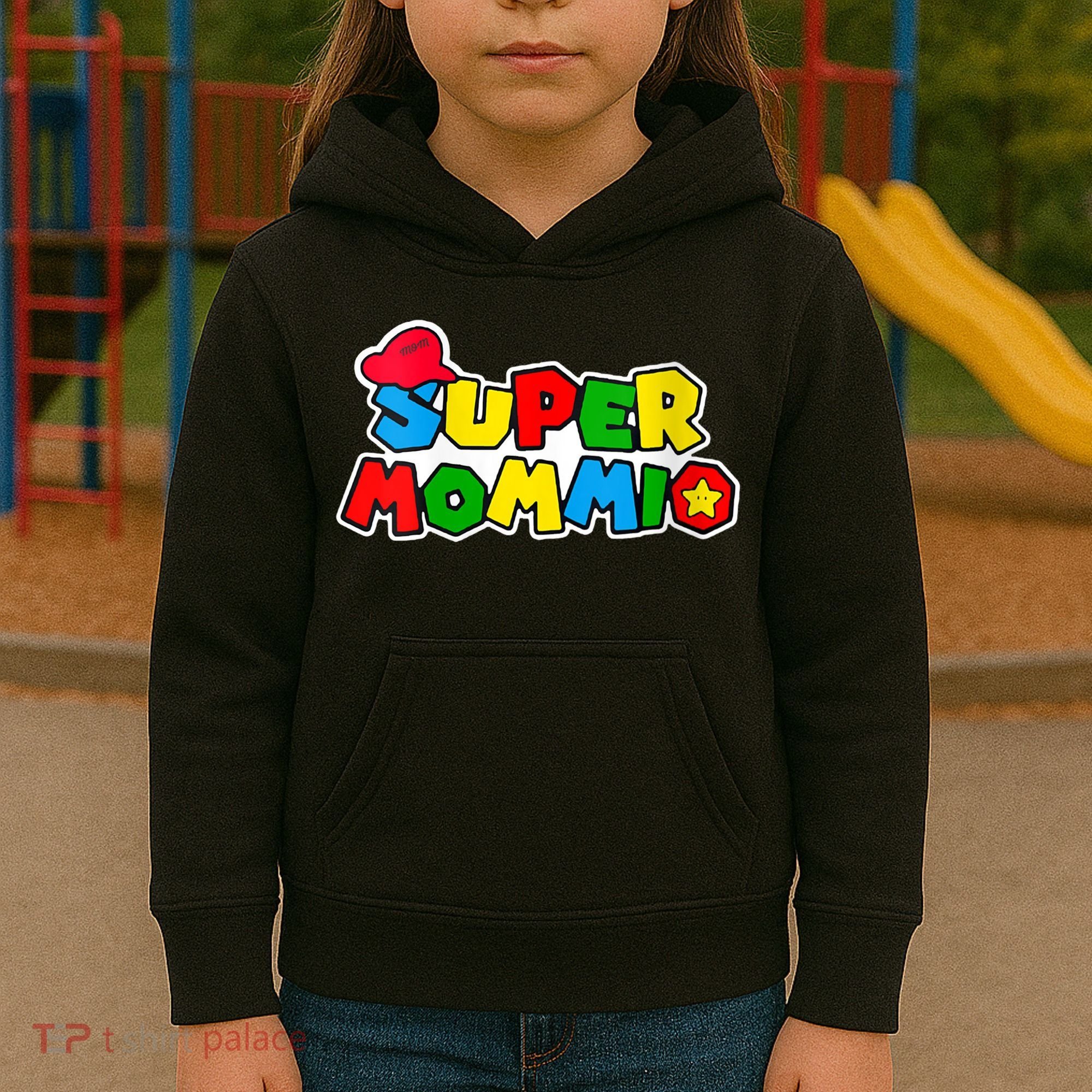 Funny Super Mommio Mother's Day Gamer Kids Hoodie
