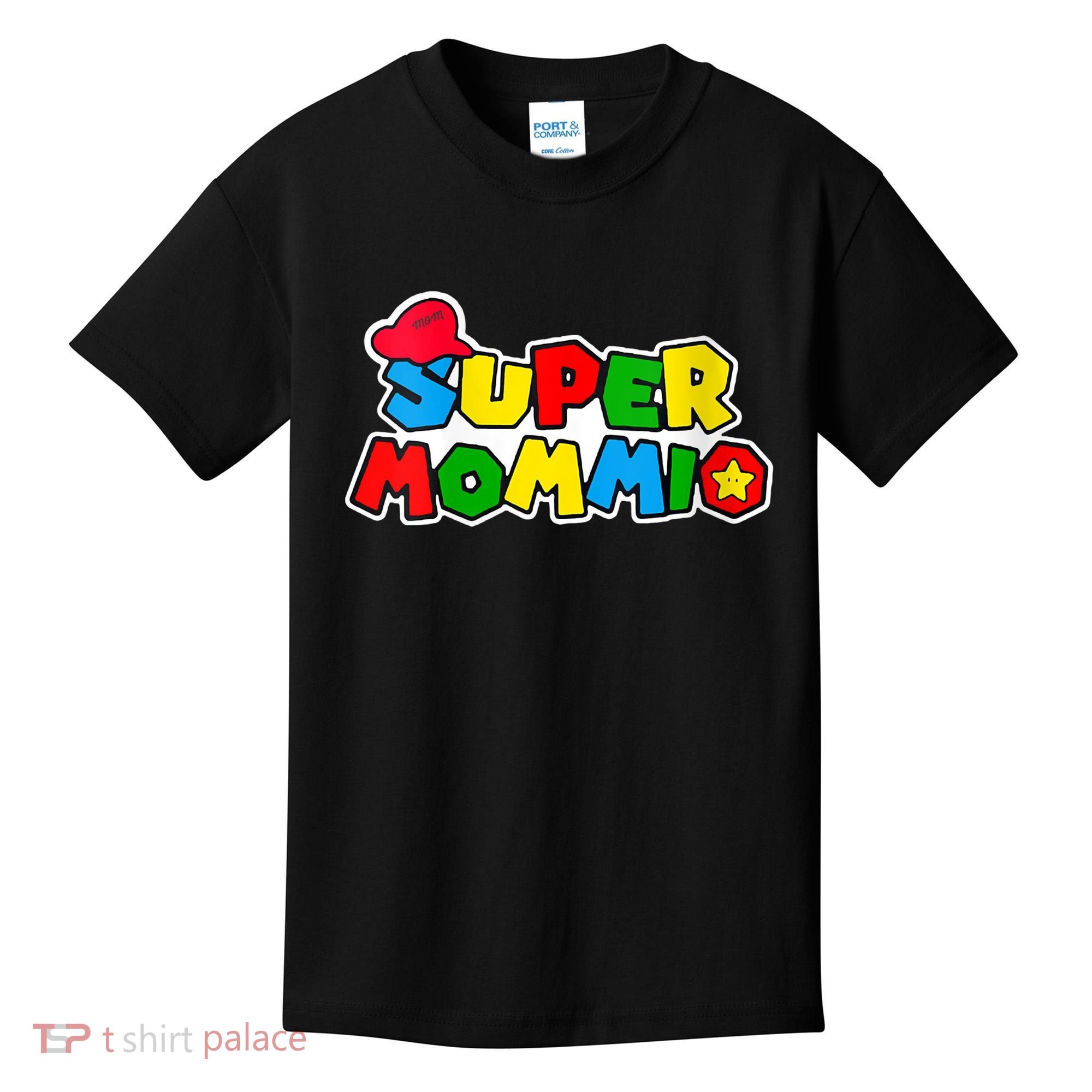 Funny Super Mommio Mother's Day Gamer Kids T-Shirt