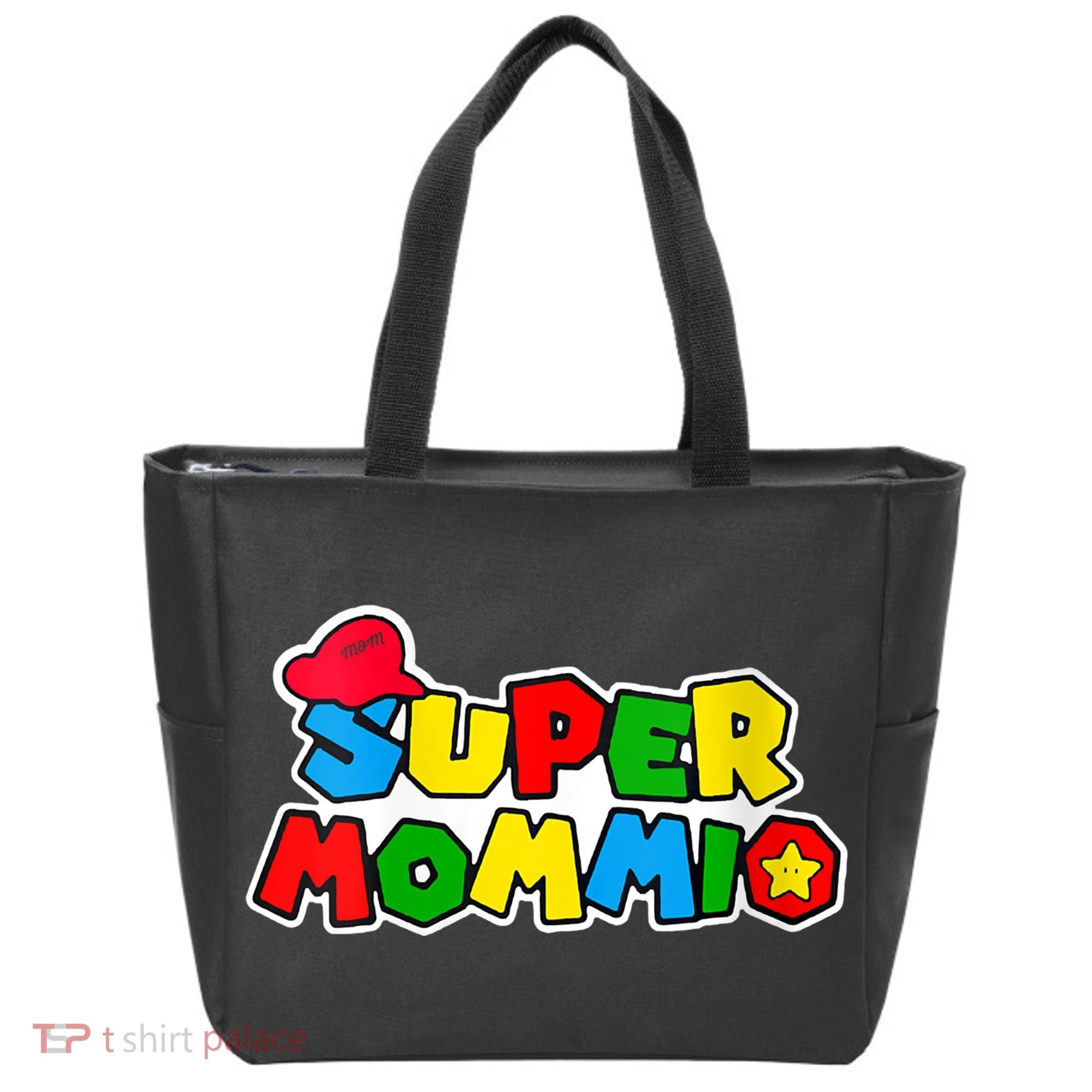 Funny Super Mommio Mother's Day Gamer Tote Bag