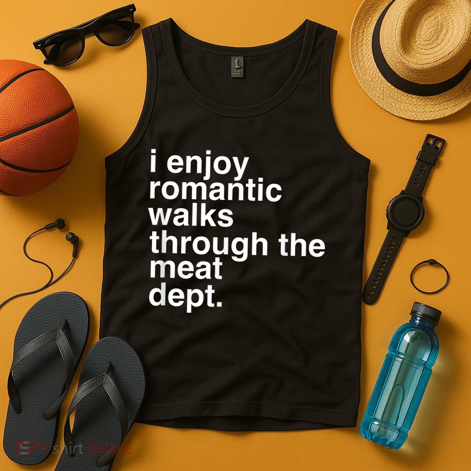 Funny Saying Meat Bacon Beef Grilling BBQ Lover Tank Top