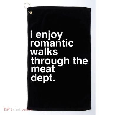 Funny Saying Meat Bacon Beef Grilling BBQ Lover Golf Towel