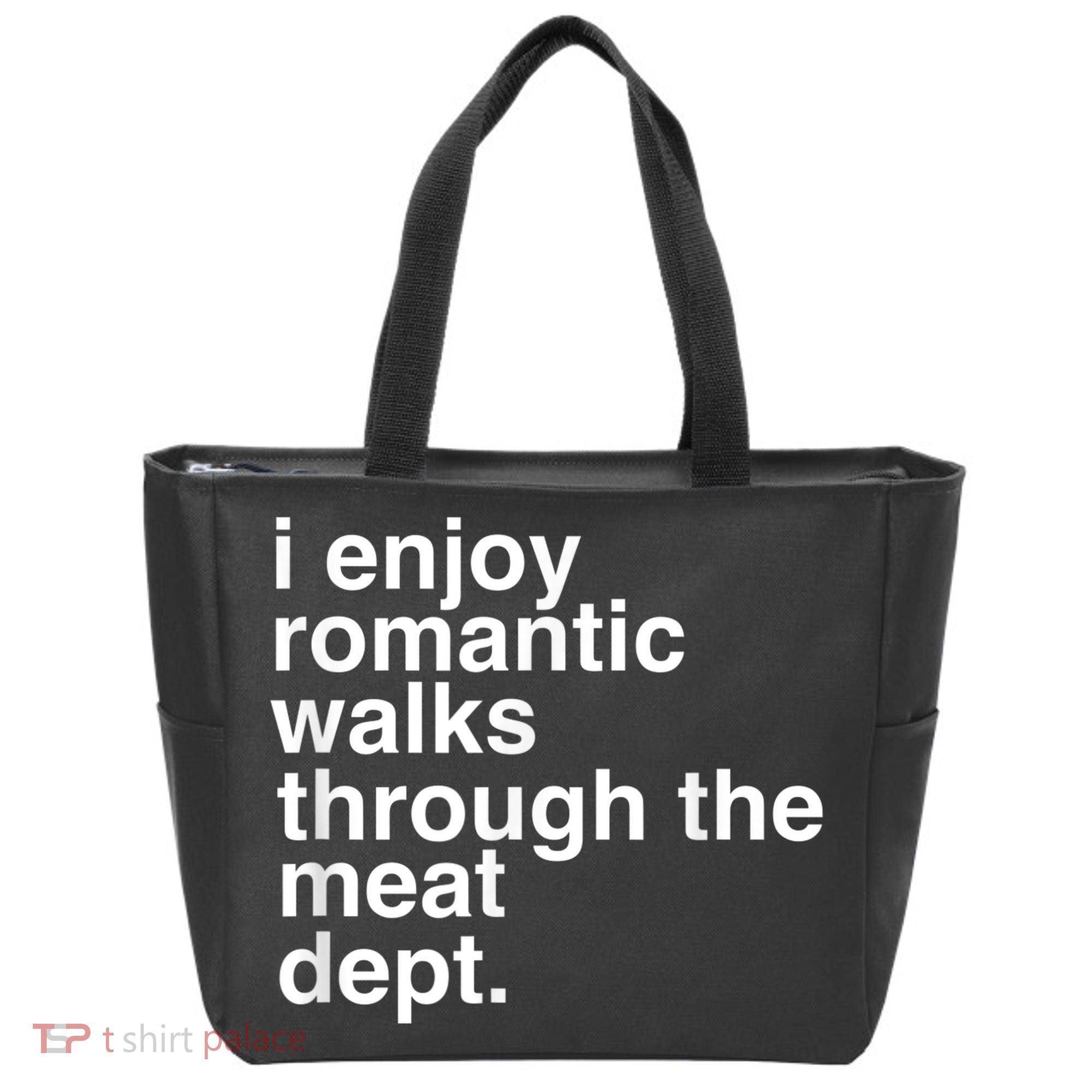 Funny Saying Meat Bacon Beef Grilling BBQ Lover Tote Bag