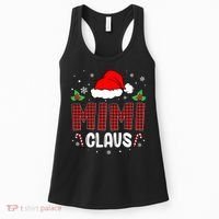 Funny Santa Mimi Claus Christmas Matching Family Women's Tank Top thumb 0
