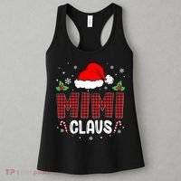 Funny Santa Mimi Claus Christmas Matching Family Women's Tank Top thumb 3