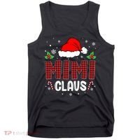 Funny Santa Mimi Claus Christmas Matching Family Tank Top thumb 0
