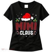 Funny Santa Mimi Claus Christmas Matching Family Women's T-Shirt thumb 0