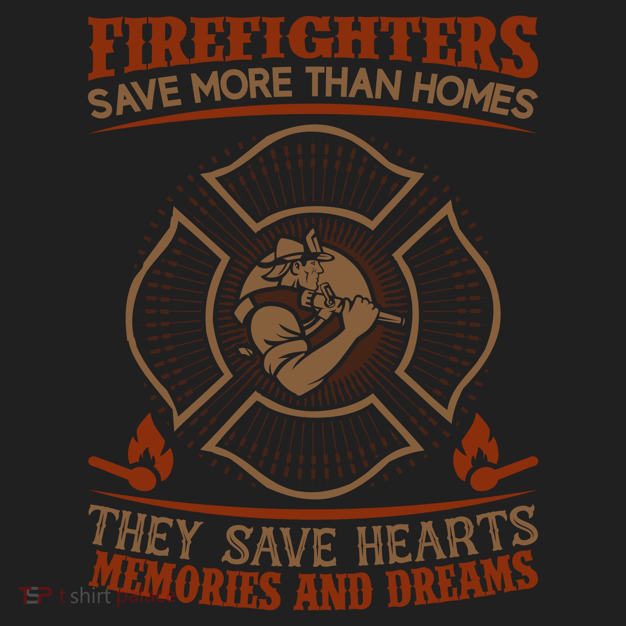 Firefighters Save More Than Homes They Save Hearts Memories And Dreams Golf Towel