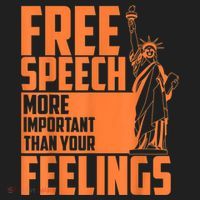 Free Speech More Important Than Your Feelings Meaningful Gift Women's Sweatshirt thumb 2