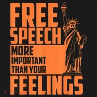 Free Speech More Important Than Your Feelings Meaningful Gift Doggie Tank thumb 4