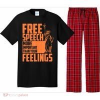 Free Speech More Important Than Your Feelings Meaningful Gift Pajama Set thumb 0
