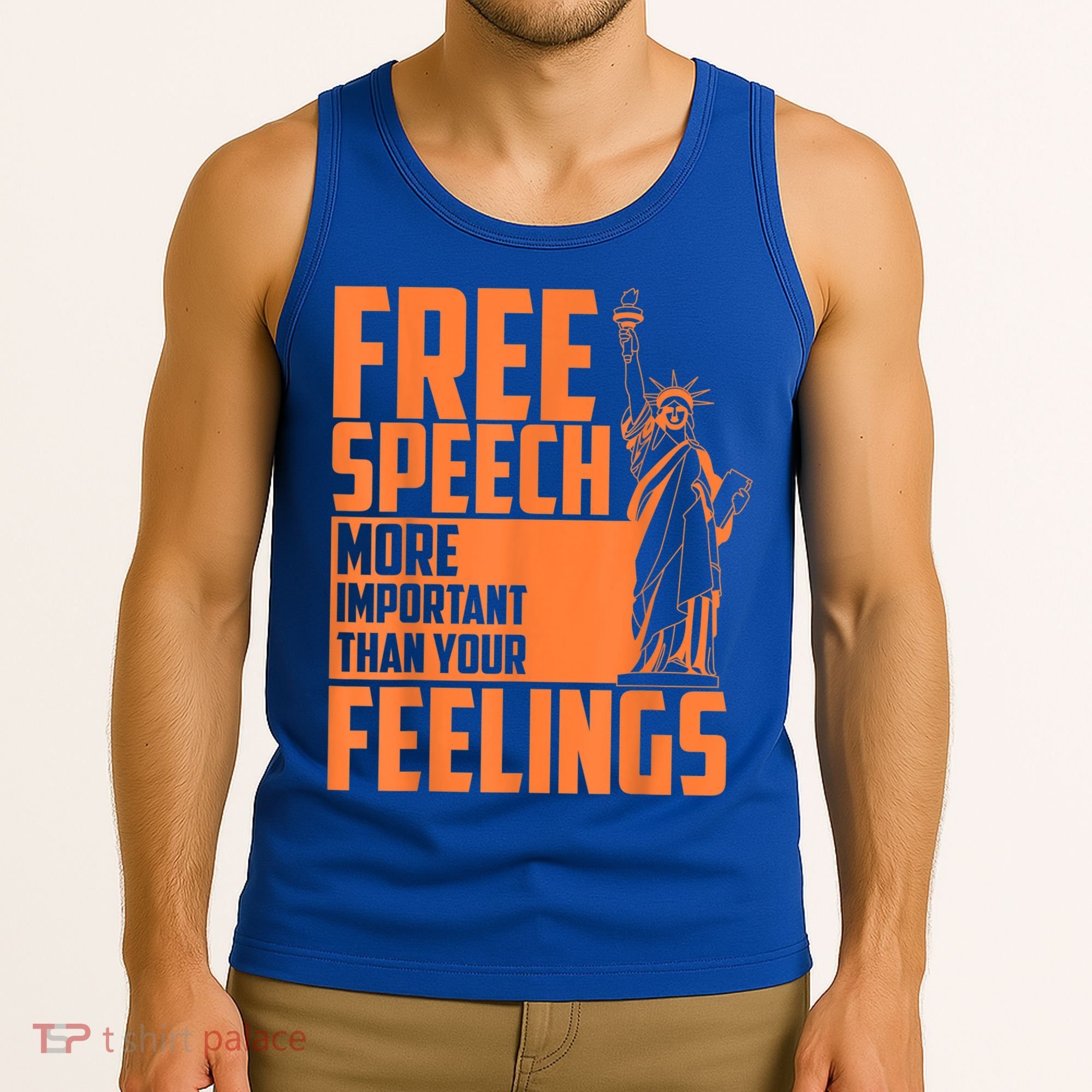 Free Speech More Important Than Your Feelings Meaningful Gift Tank Top