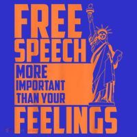 Free Speech More Important Than Your Feelings Meaningful Gift Kids Sweatshirt thumb 2
