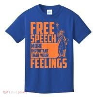 Free Speech More Important Than Your Feelings Meaningful Gift Kids T-Shirt thumb 0