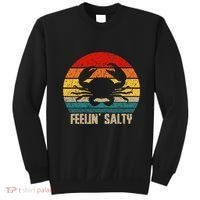 Feelin Salty Maryland Crab Sunset Graphic Sweatshirt thumb 0