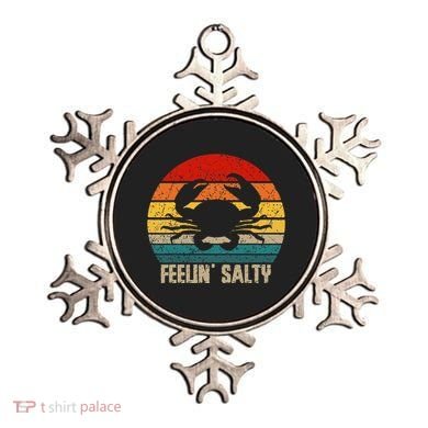 Feelin Salty Maryland Crab Sunset Graphic Ornament
