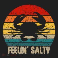 Feelin Salty Maryland Crab Sunset Graphic Hat thumb 2