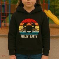 Feelin Salty Maryland Crab Sunset Graphic Kids Hoodie thumb 3