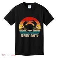 Feelin Salty Maryland Crab Sunset Graphic Kids T-Shirt thumb 0