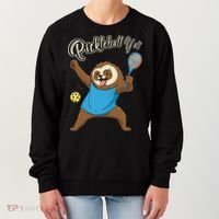 Funny Sloth Mode Pickleball Player Gift Women's Sweatshirt thumb 0