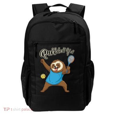 Funny Sloth Mode Pickleball Player Gift Backpack