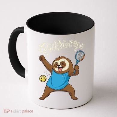 Funny Sloth Mode Pickleball Player Gift Coffee Mug