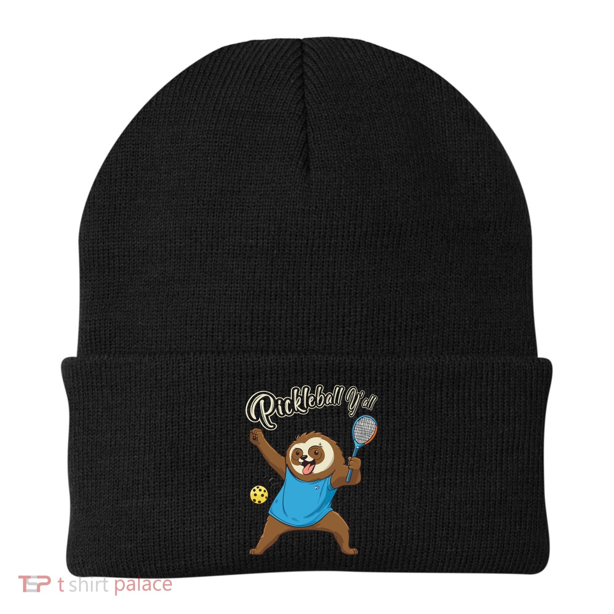 Funny Sloth Mode Pickleball Player Gift Beanie