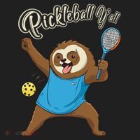Funny Sloth Mode Pickleball Player Gift Beanie thumb 2