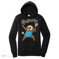 Funny Sloth Mode Pickleball Player Gift Women's Hoodie thumb 0