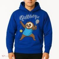 Funny Sloth Mode Pickleball Player Gift Hoodie thumb 2