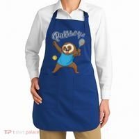 Funny Sloth Mode Pickleball Player Gift Apron thumb 2
