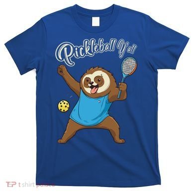 Funny Sloth Mode Pickleball Player Gift T-Shirt