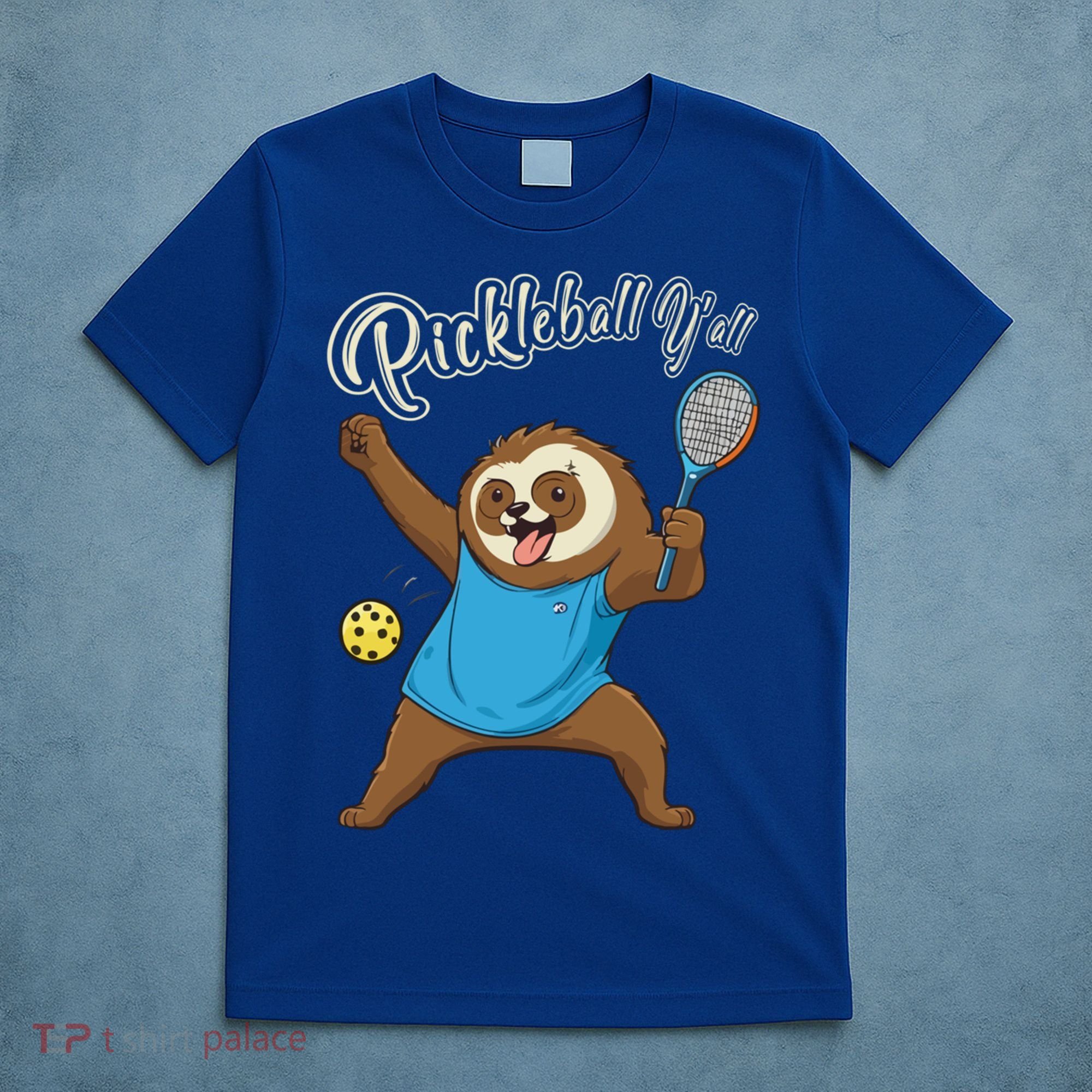 Funny Sloth Mode Pickleball Player Gift T-Shirt