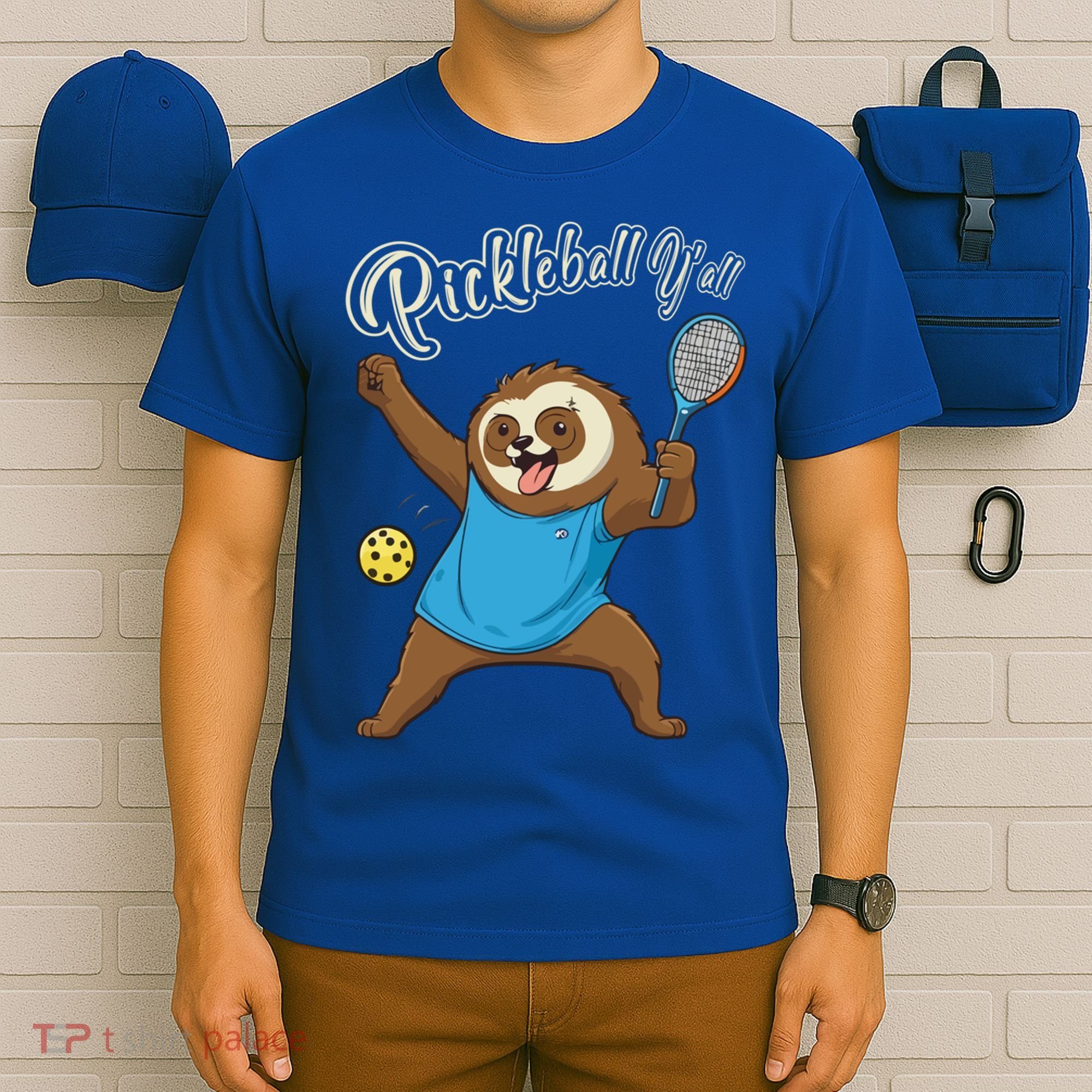 Funny Sloth Mode Pickleball Player Gift T-Shirt