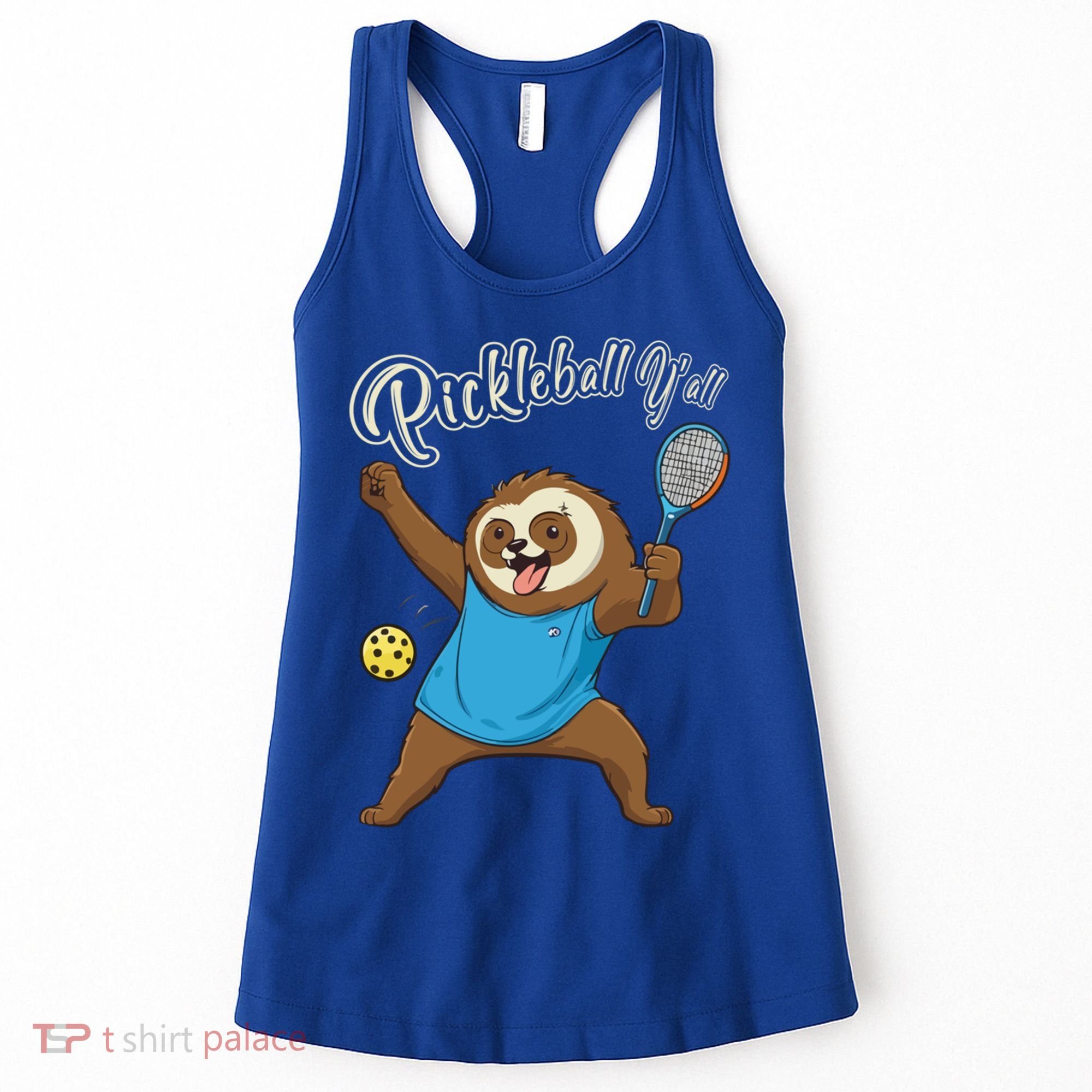 Funny Sloth Mode Pickleball Player Gift Women's Tank Top