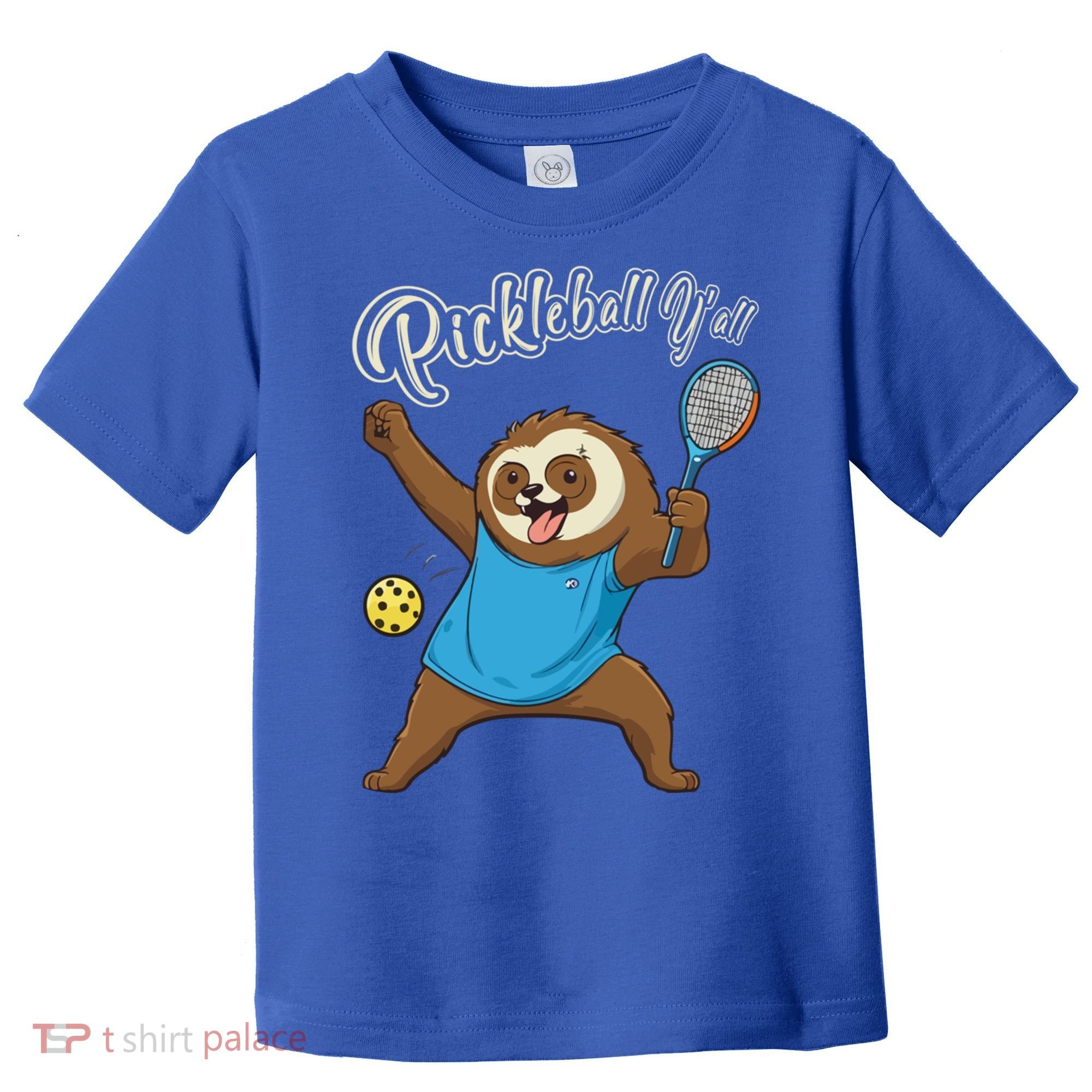 Funny Sloth Mode Pickleball Player Gift Toddler T-Shirt