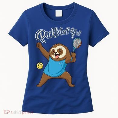 Funny Sloth Mode Pickleball Player Gift Women's T-Shirt