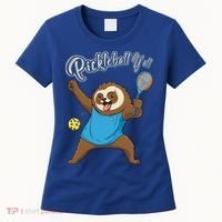 Funny Sloth Mode Pickleball Player Gift Women's T-Shirt thumb 0