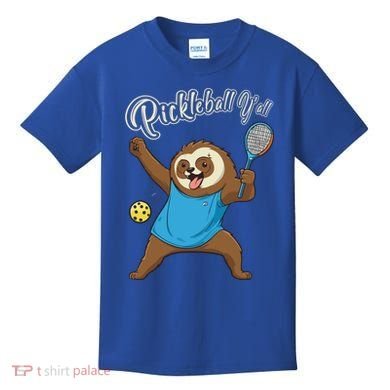 Funny Sloth Mode Pickleball Player Gift Kids T-Shirt