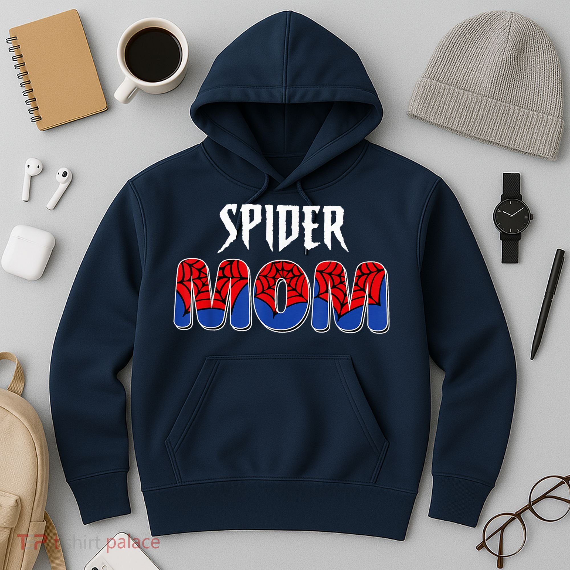 Funny Spider Mom For W.O.M.E.N. .G.I.R.L.S Love Funny Spider Mom Hoodie