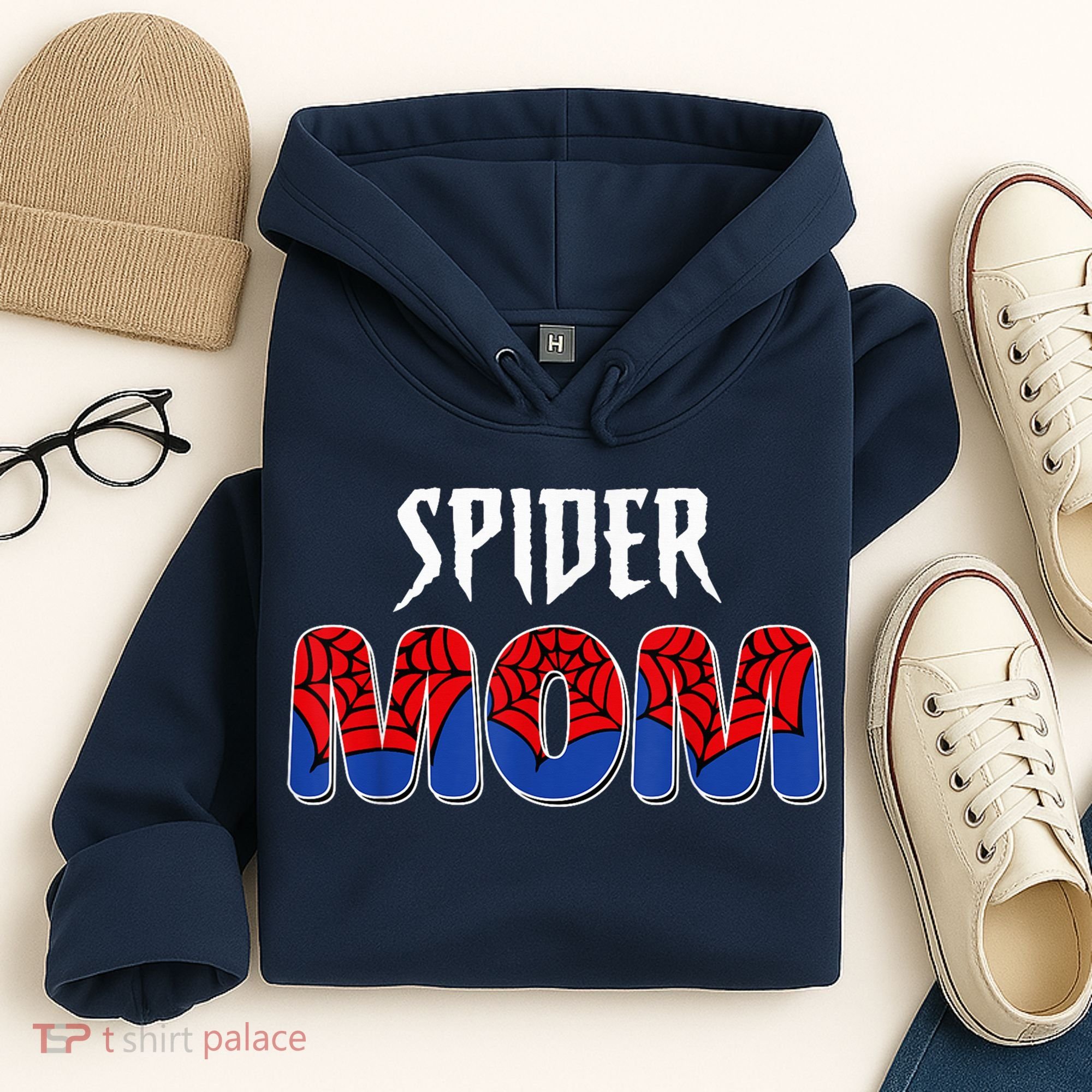 Funny Spider Mom For W.O.M.E.N. .G.I.R.L.S Love Funny Spider Mom Hoodie