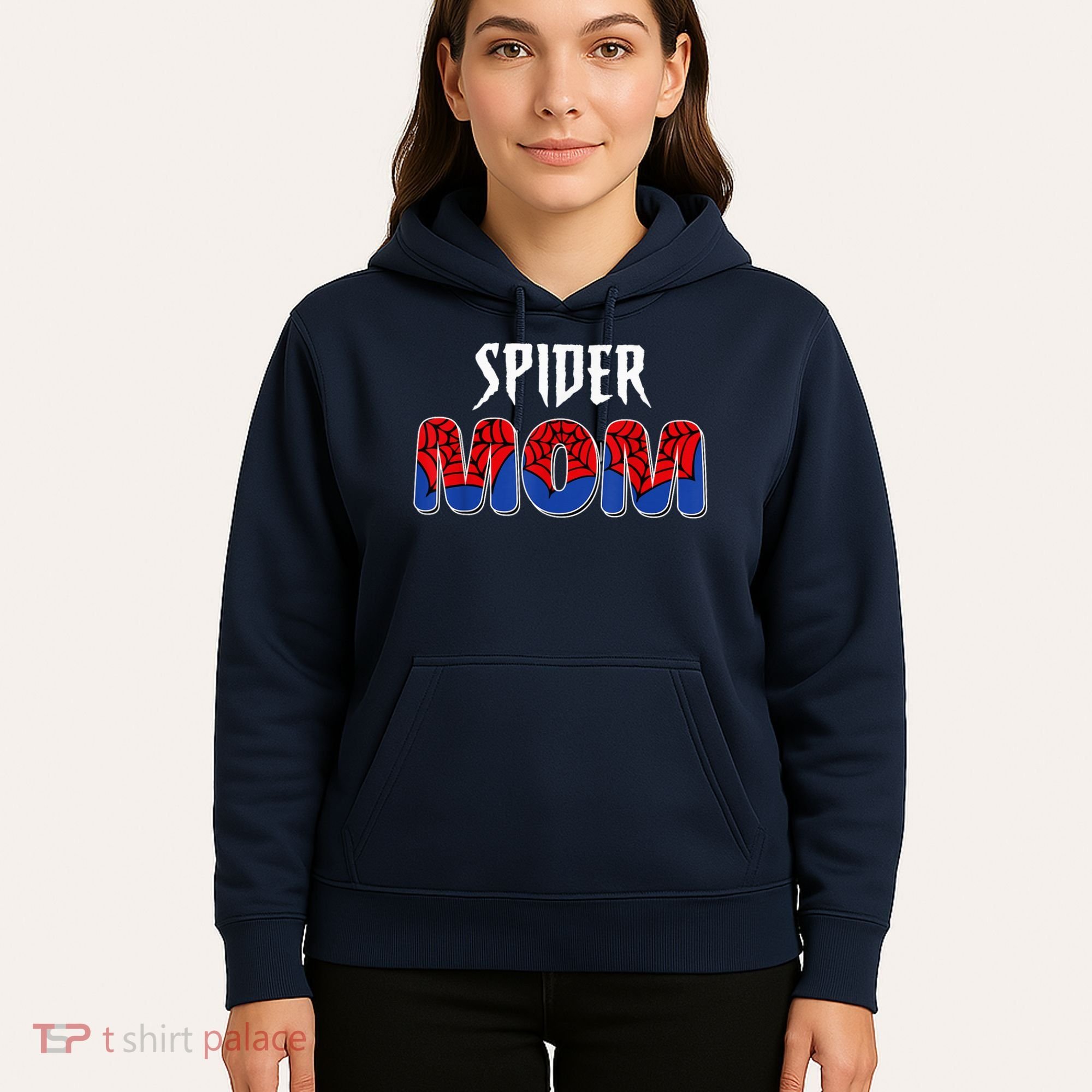 Funny Spider Mom For W.O.M.E.N. .G.I.R.L.S Love Funny Spider Mom Hoodie