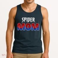 Funny Spider Mom For W.O.M.E.N. .G.I.R.L.S Love Funny Spider Mom Tank Top thumb 3