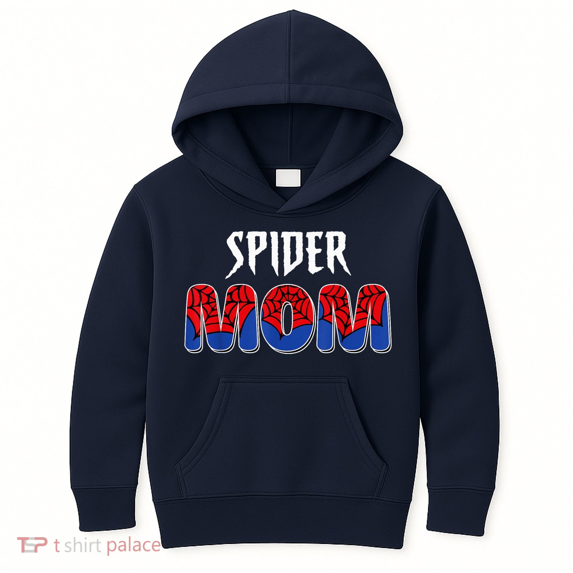Funny Spider Mom For W.O.M.E.N. .G.I.R.L.S Love Funny Spider Mom Kids Hoodie
