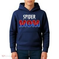 Funny Spider Mom For W.O.M.E.N. .G.I.R.L.S Love Funny Spider Mom Kids Hoodie thumb 4