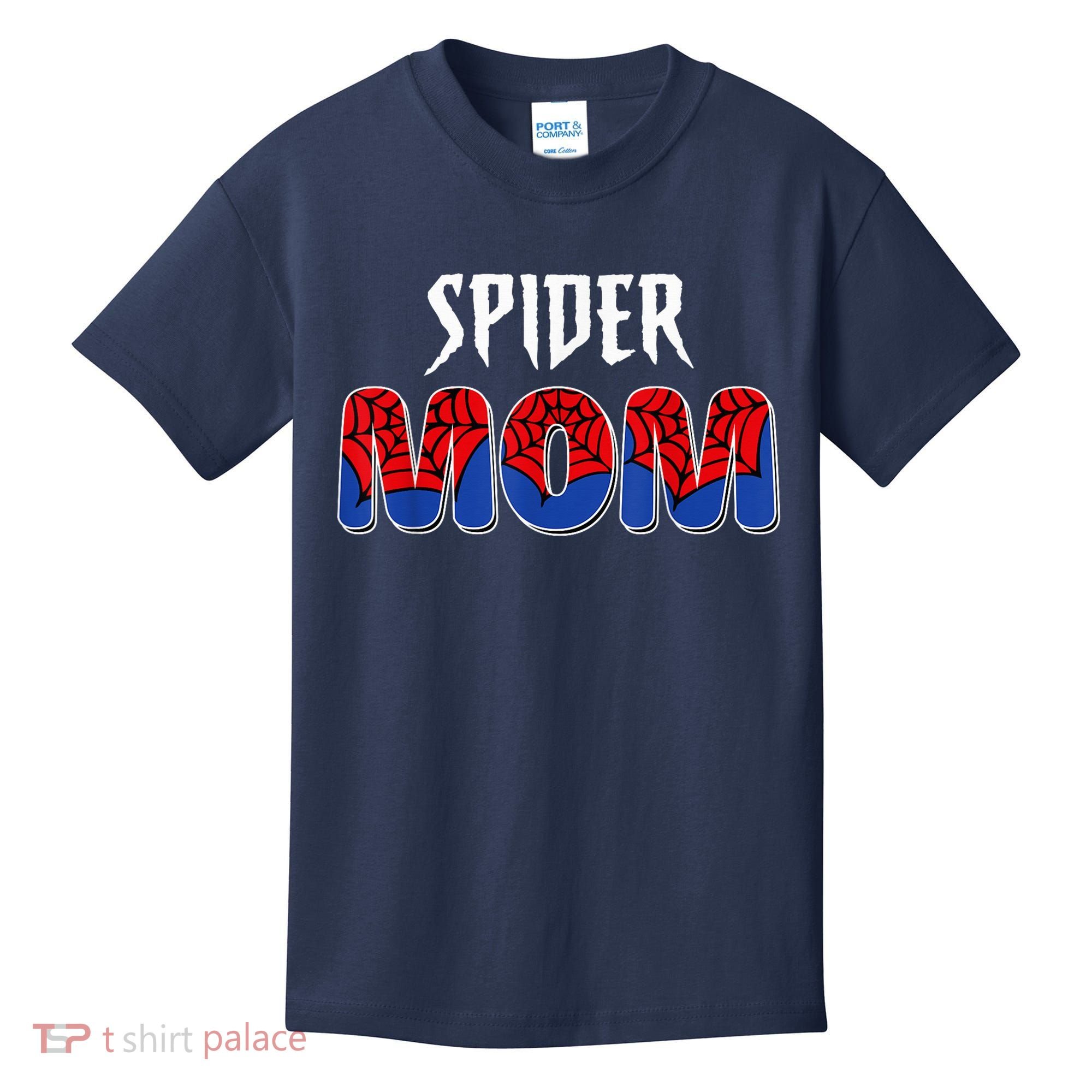 Funny Spider Mom For W.O.M.E.N. .G.I.R.L.S Love Funny Spider Mom Kids T-Shirt