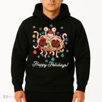 Flying Spaghetti Monster Fsm Christmas Happy Holidays Hoodie thumb 2