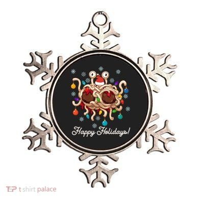 Flying Spaghetti Monster Fsm Christmas Happy Holidays Ornament
