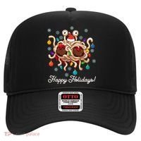 Flying Spaghetti Monster Fsm Christmas Happy Holidays Hat thumb 0