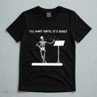 Funny Skeleton Music Teacher ILl Wait Until ItS Quiet T-Shirt thumb 5