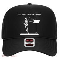 Funny Skeleton Music Teacher ILl Wait Until ItS Quiet Hat thumb 0